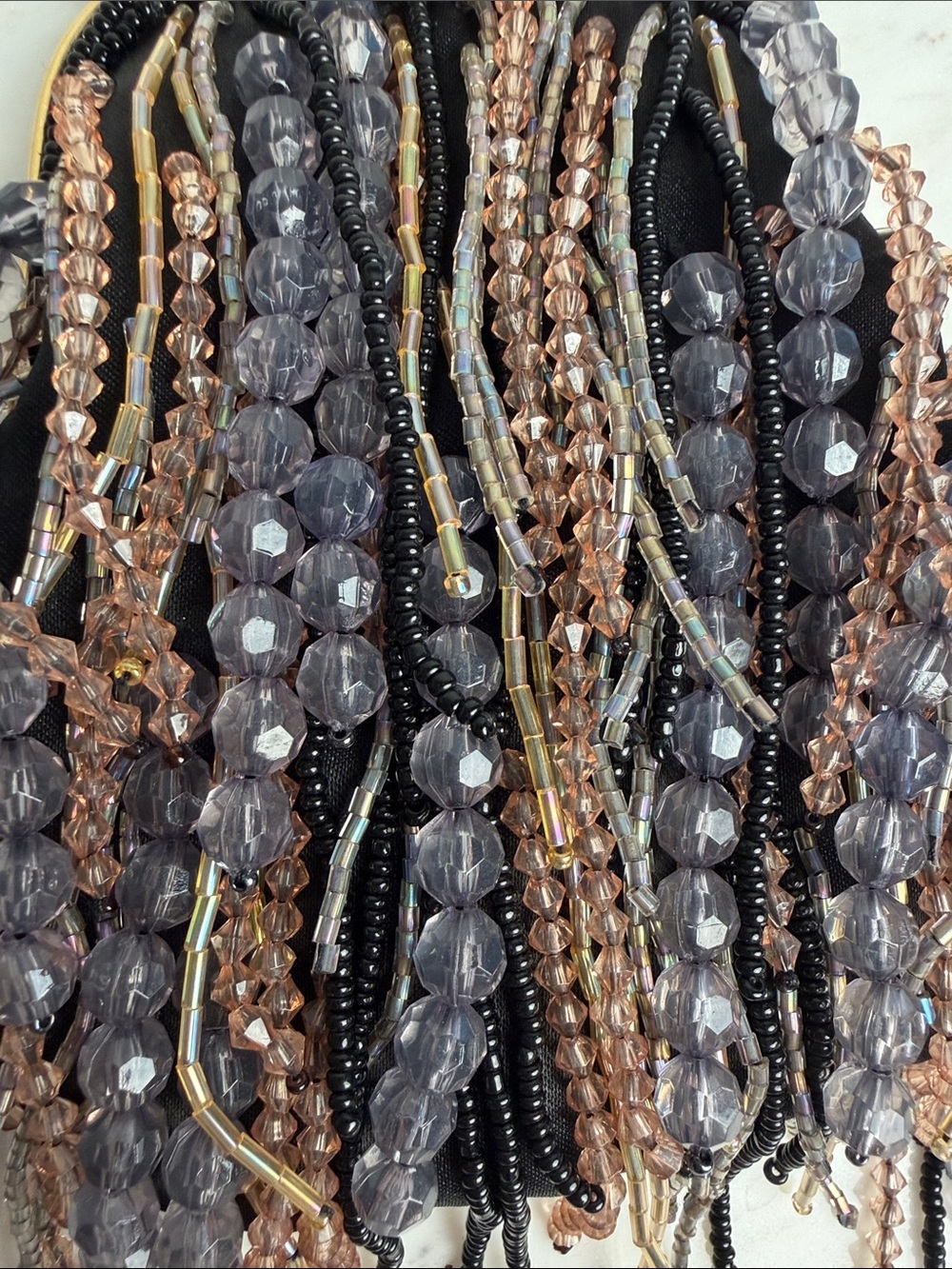 Fairycore Whimsical Mini Beaded Fringe Evening Bag-Vintage - Picture 4 of 11
